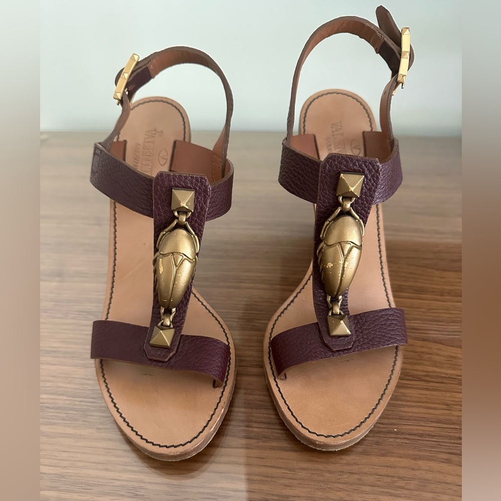 Valentino Scarab sandals size 38.5